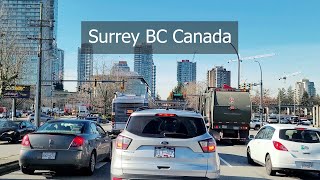 City of SURREY, a second biggest city in BC Canada | Driving in Metro Vancouver 2021