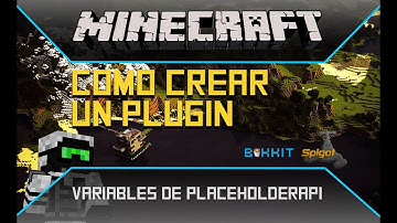 Como CREAR un PLUGIN de Minecraft - Utilizar Variables de PlaceholderAPI