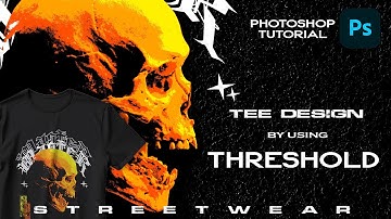 Create Stunning Streetwear Graphic Tees with Threshold Effect in Photoshop | Quick & Easy Tutorial