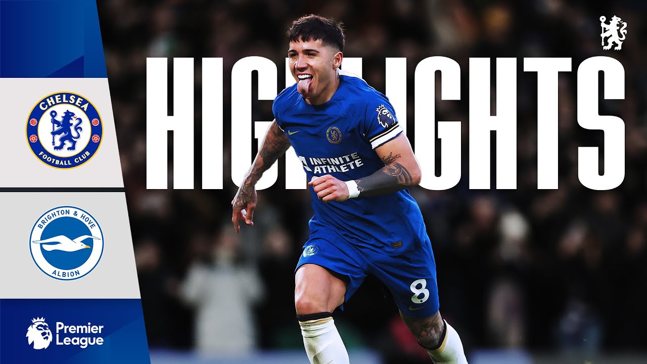 Chelsea 3 2 Brighton  HIGHLIGHTS  Premier League 202324