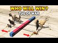 GTA 5 ONLINE : TUG OF WAR ANIMAL EDITION (WHO WILL WIN?)