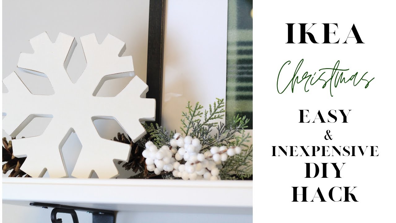 FIVE MINUTE IKEA CHRISTMAS HACK, Decorating for Christmas