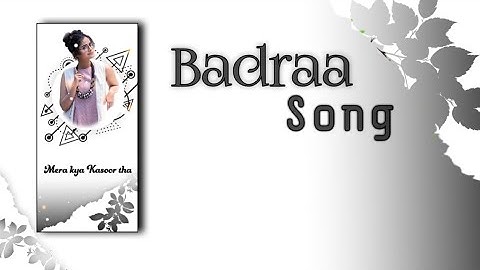 Badraa | Siddharth Sharma | Vyom Singh Rajput | Krysstal 24 Music | Dhanashree Mehta| Status Videos