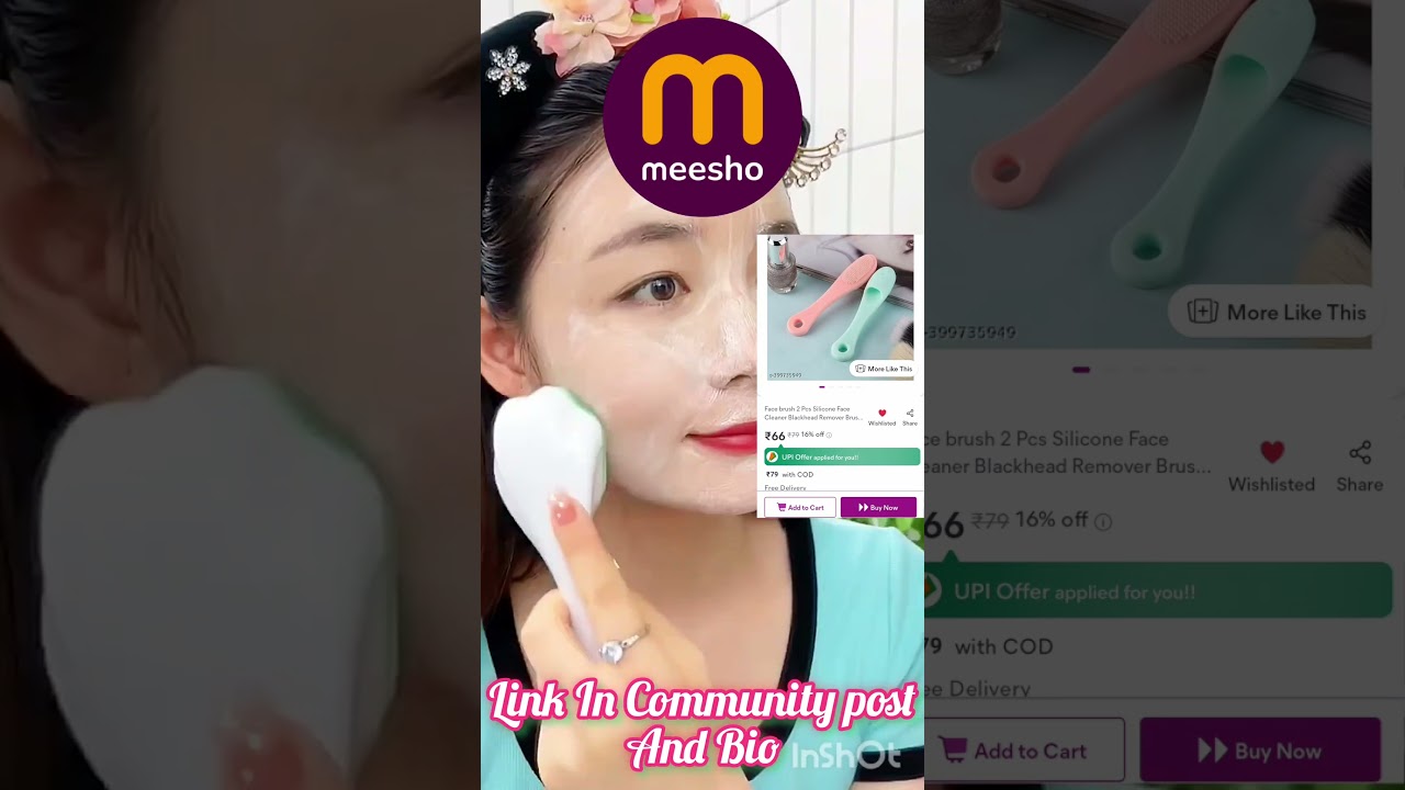 Face brush Silicone Face Cleaner Blackhead Remover Brush Cleanser 