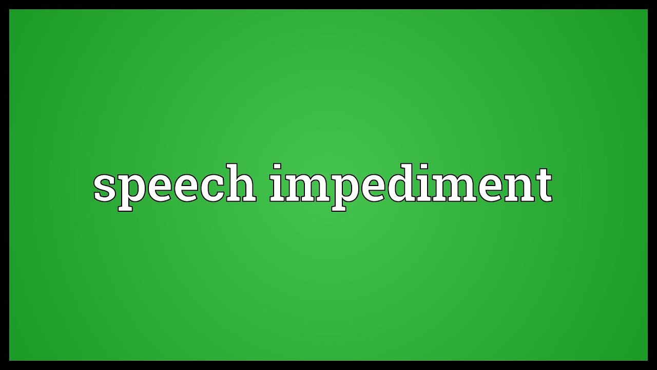 Definition of a speech