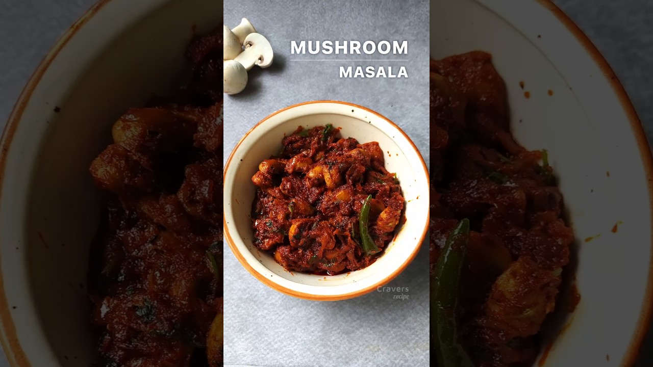 Spicy Mushroom Masala Recipe | Easy & Tasty Mushroom Dish for Lunch & Dinner