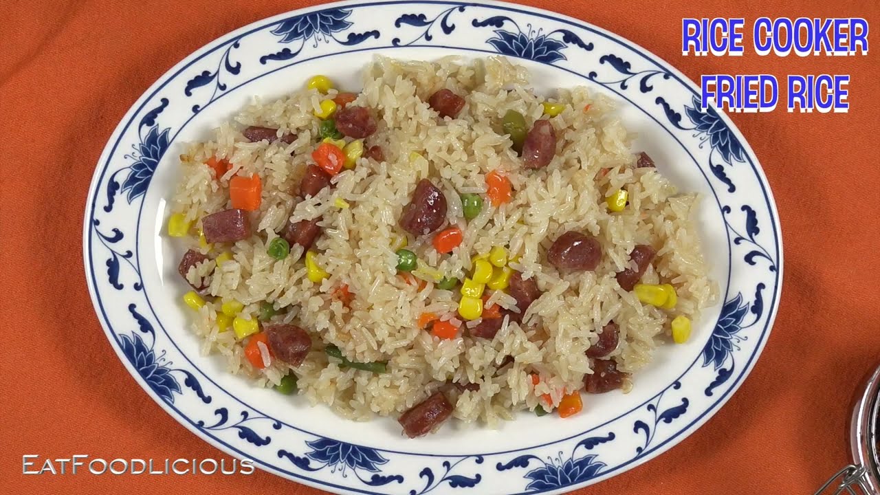 Rice Cooker Recipe: Chinese Sausage Over Rice - Onolicious Hawaiʻi