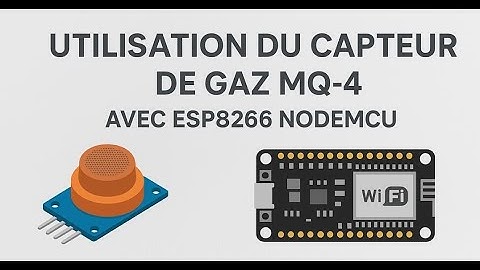 Utilisation du capteur de gaz MQ-4 avec ESP8266 NodeMCU