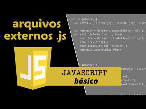 Vídeo: Como adicionar arquivo js externo?