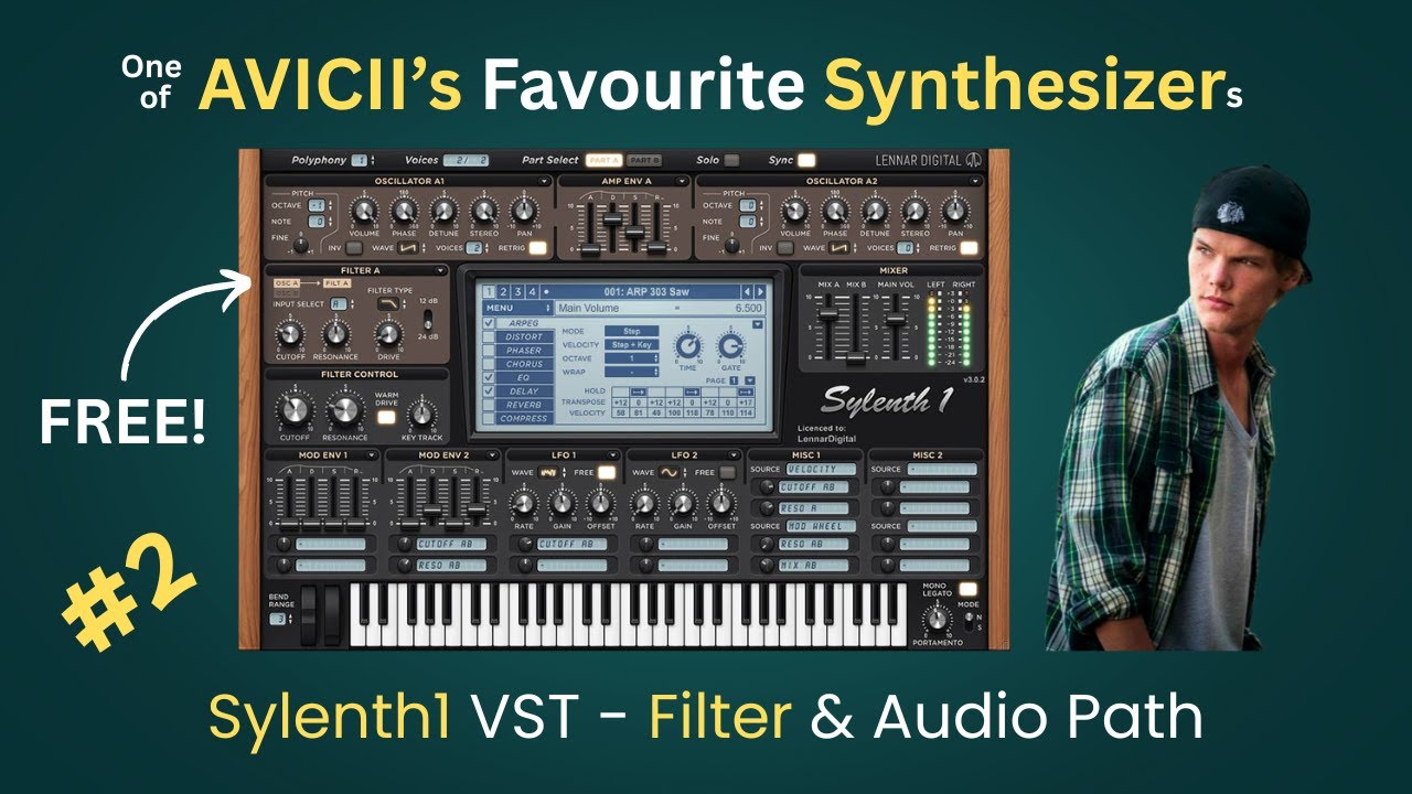 Synthesizer "Sylenth1" - Filter & Audio Path (Beginner Tutorial #2)