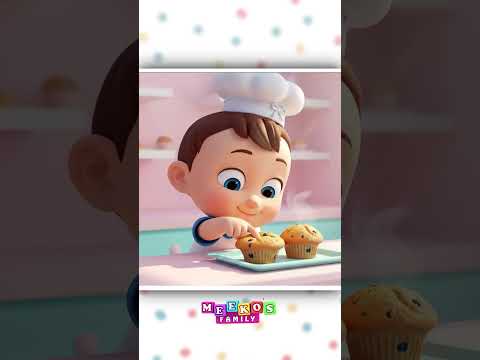 Baby Meeko’s Bakery 🧁 Yummy Muffins #shorts #nurseryrhymes #kidssong #meekosfamily