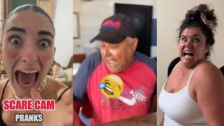 👻👻 BEST SCARECAM Priceless Reactions 2024 #04 | Funny Videos TikTok🤣🤣 | Scare Cam Pranks