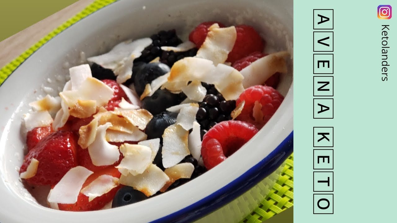 Como hacer "AVENA FALSA"keto EN 5 MINUTOS YouTube