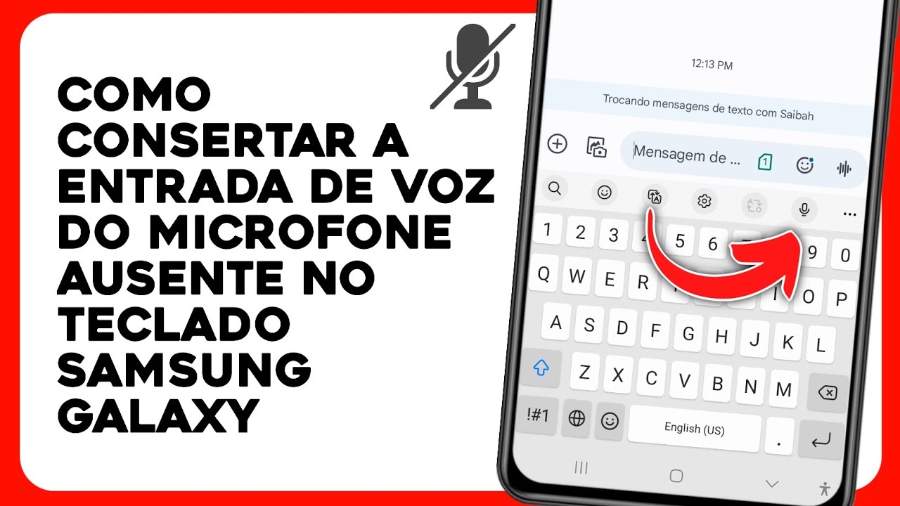 Como corrigir a falta de entrada de voz do microfone no teclado Samsung ...