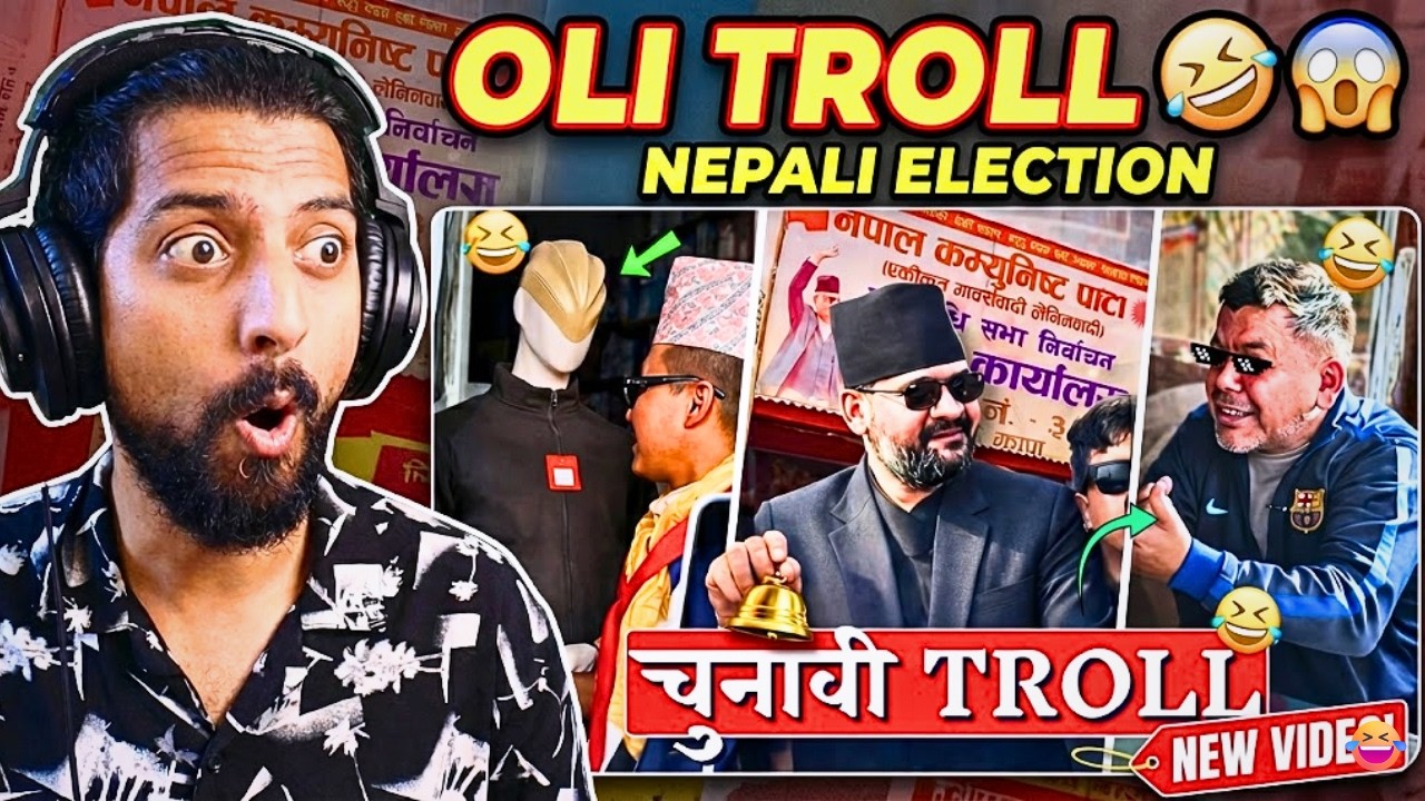 OLI TROLL 😂 Chunabi Memes 🔥 | Vote k ma? REACTION🤣 @parbatbasnet457 @BalenShah 