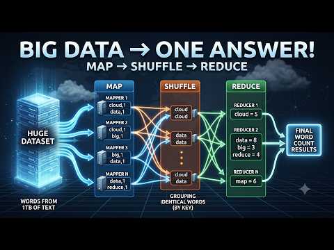 3.6 MapReduce Made Simple: Map → Shuffle → Reduce | Cloud Computing