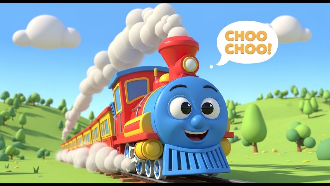 Choo Choo! Train Song Fun | Exciting Train Nursery Rhyme for Kids | Songs for Children