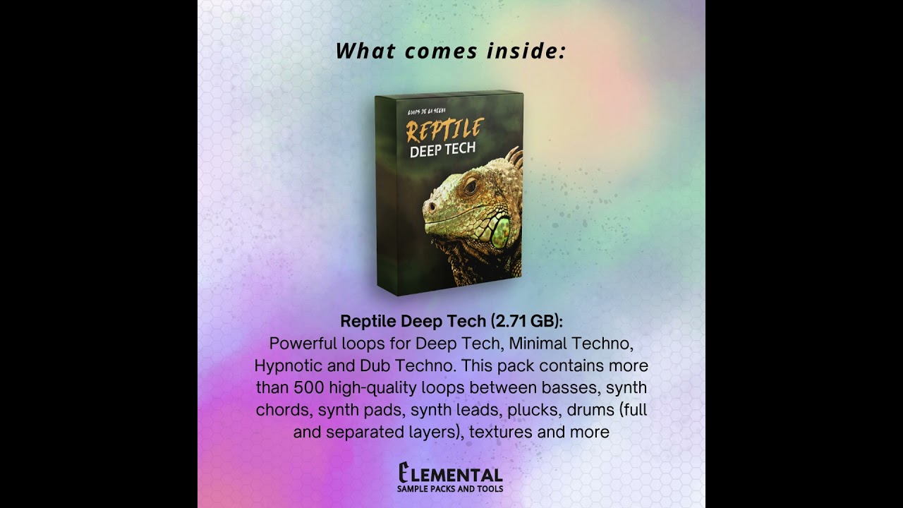 Sample Pack: Reptile Deep Tech | ELEMENTAL