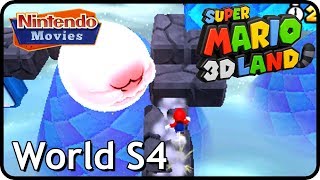 Super Mario 3D Land - World S4 (100% Walkthrough, All Star Coins)