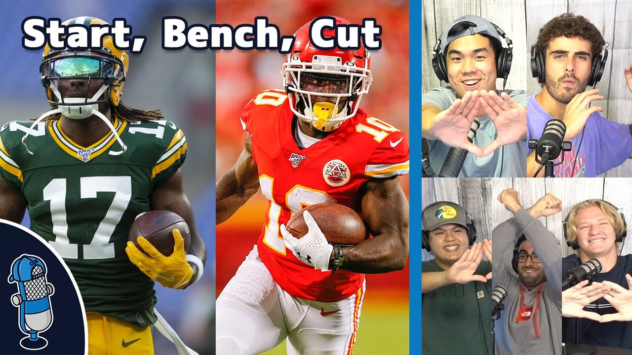 Start, Bench, Cut - NFL Edition | TE, WR, CB, RB - YouTube