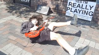 AC/DC - Stiff Upper Lip By Angus Young Street Performer!