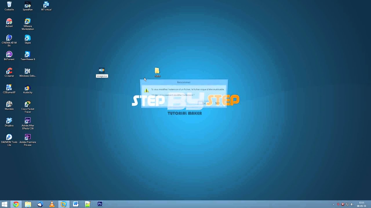 Convertir Une Image En Icone Windows Youtube