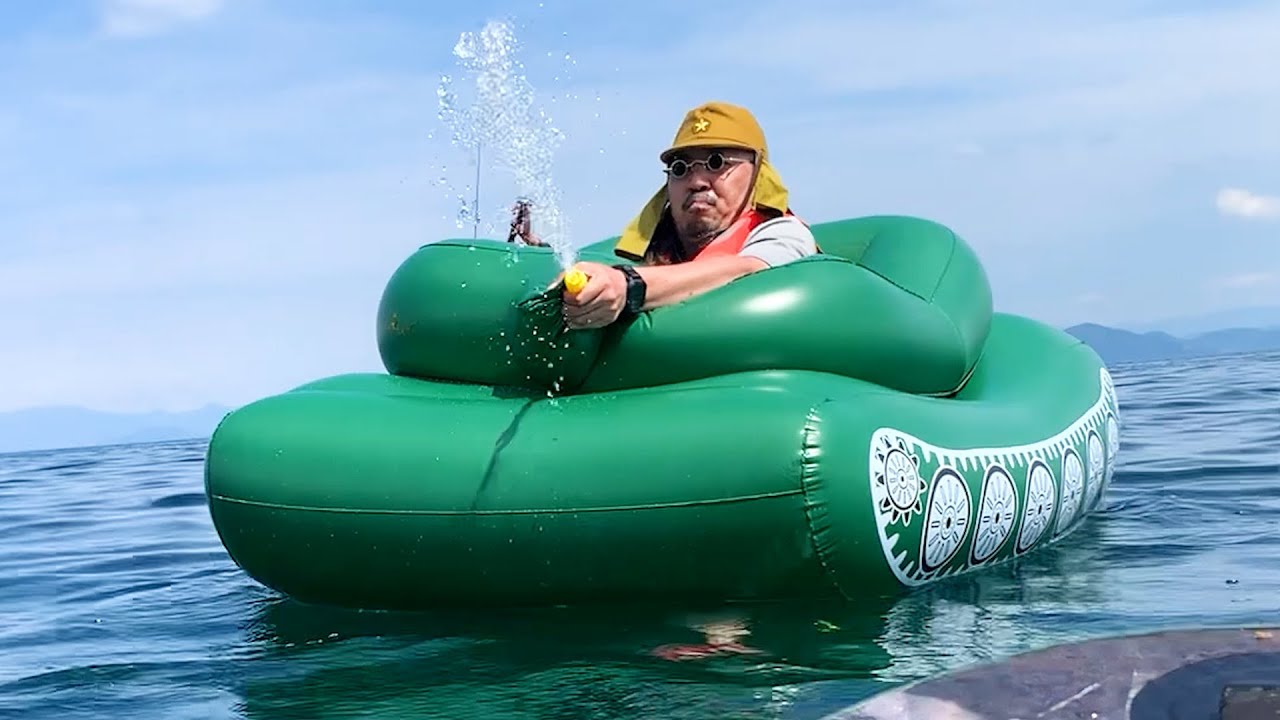 タンクでバス釣りしたら衝撃の展開に…in琵琶湖