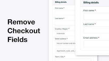 How to Remove Checkout Fields (Custom Made Storefront)
