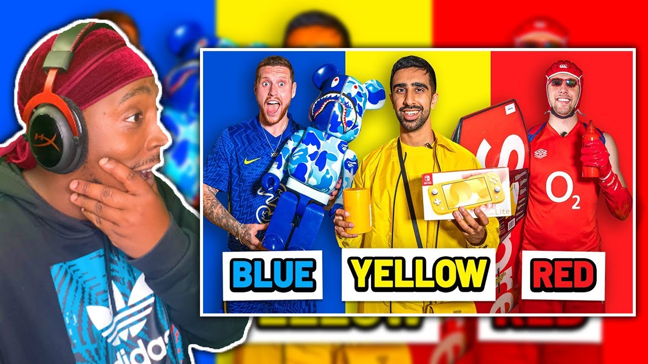 Reaction To SIDEMEN BUYING ONE COLOR FOR 24 HOURS