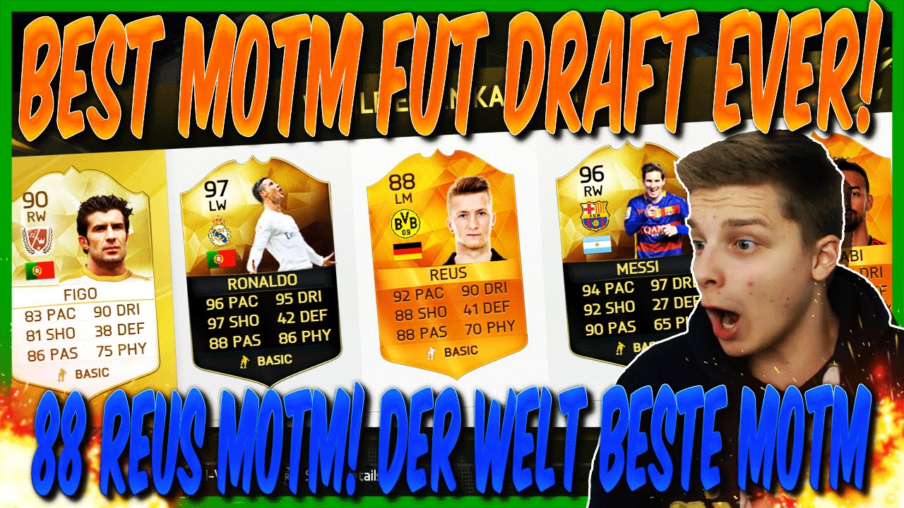 FIFA 16: BEST MOTM FUT DRAFT! (DEUTSCH) - ULTIMATE TEAM - DER WELT BESTE MOTM!? 88 MOTM REUS!