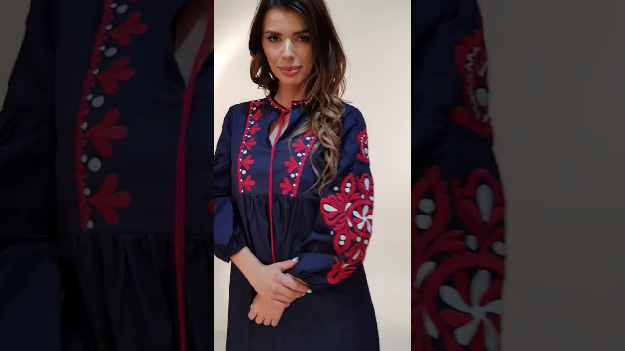 Rochie de Zi cu Broderie - Rochii de Zi Myfashionizer