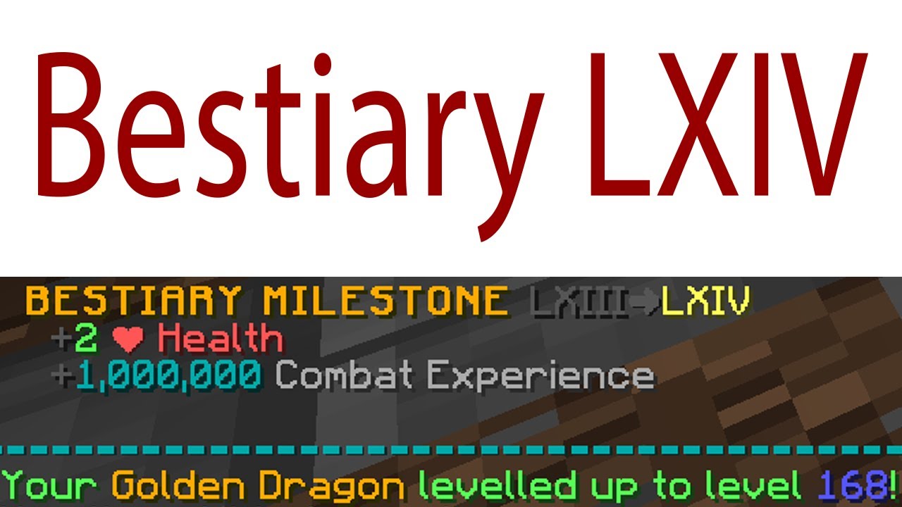 Bestiary LXIV SkyBlock Hypixel Minecraft Shorts YouTube
