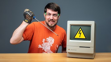 Try not to kill yourself saving an old Macintosh