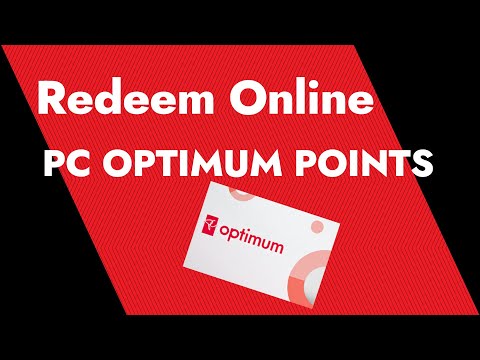 Redeem PC Optimum Points Online!