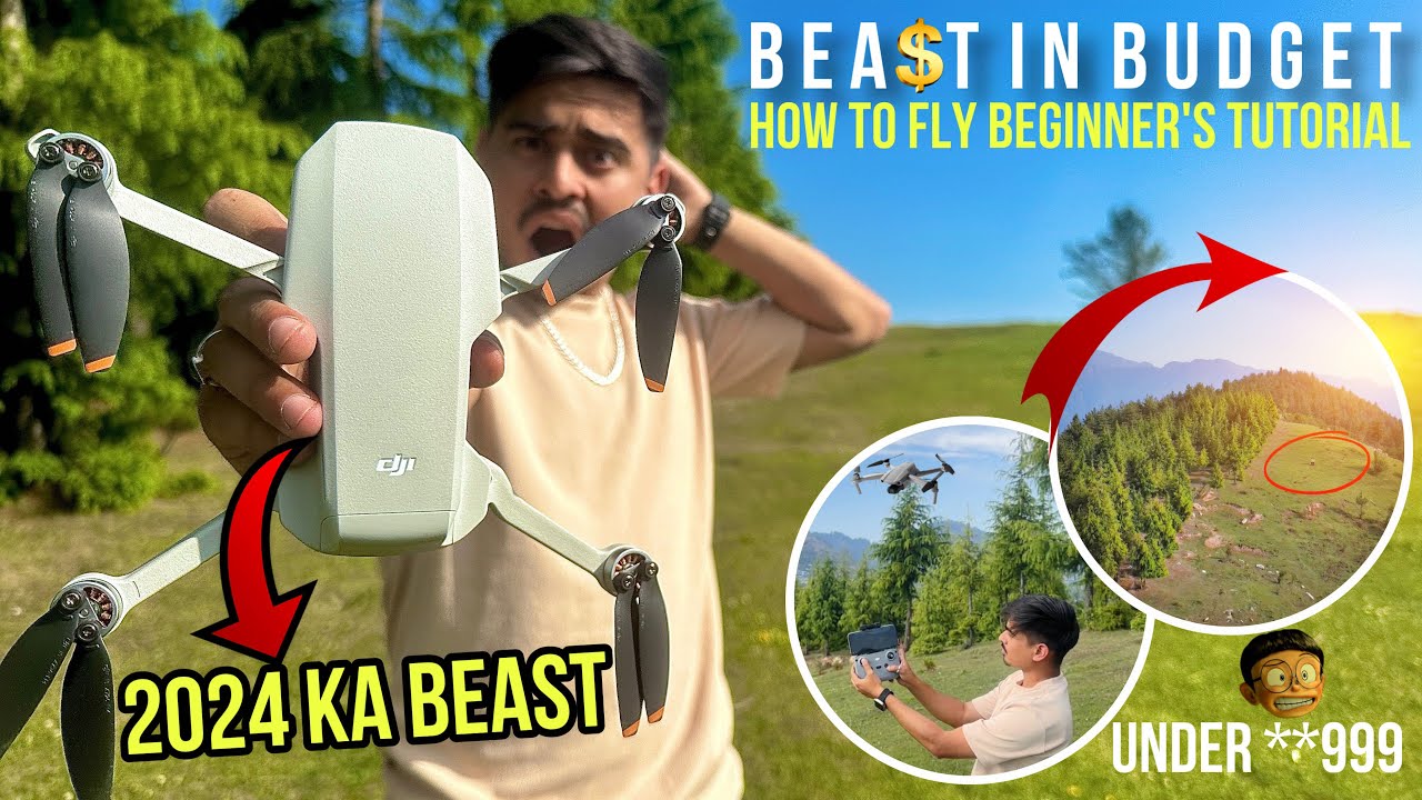 New Drone Le Liya😍 Best Budget Drone Under 50000 - How to Fly “DRONE” For Beginners Ft DJI Mini SE 2