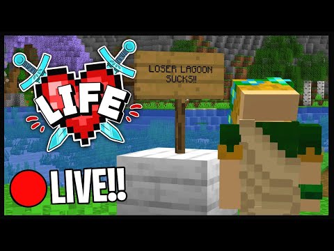 MINECRAFT X LIFE SMP LIVE!! | LOSER LAGOON NEEDS WORK!! (help me) | 7 HEART GANG.. - MINECRAFT X LIFE SMP LIVE!! | LOSER LAGOON NEEDS WORK!! (help me) | 7 HEART GANG..