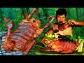 Wilderness Cooking Skill | Grill Muscovy Duck Green Coconut Recipe