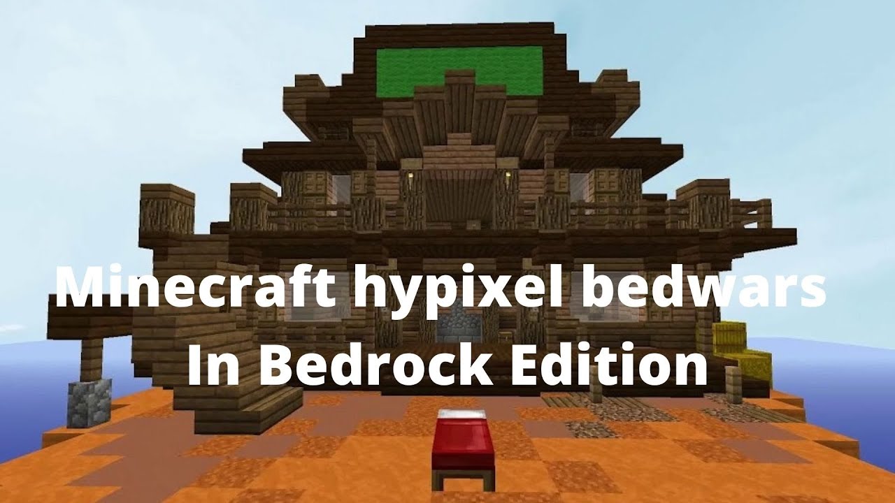 I played hypixel bedwars in Minecraft Bedrock edition for the first