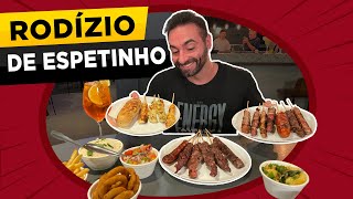 FALINDO O RODÍZIO DE ESPETINHOS!! | PICANHA, MEDALHÃO, PÃO DE ALHO!!