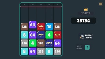 Drop & Merge the Numbers 🕹️ Play on Crazzy Game Time