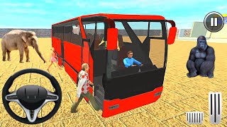 Uphill Offroad Bus Driving Simulator - Tourist Passengers Bus Games - Android Gameplay XVE337UB screenshot 5