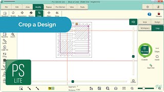 Crop a Design in Pro-Stitcher Lite screenshot 5