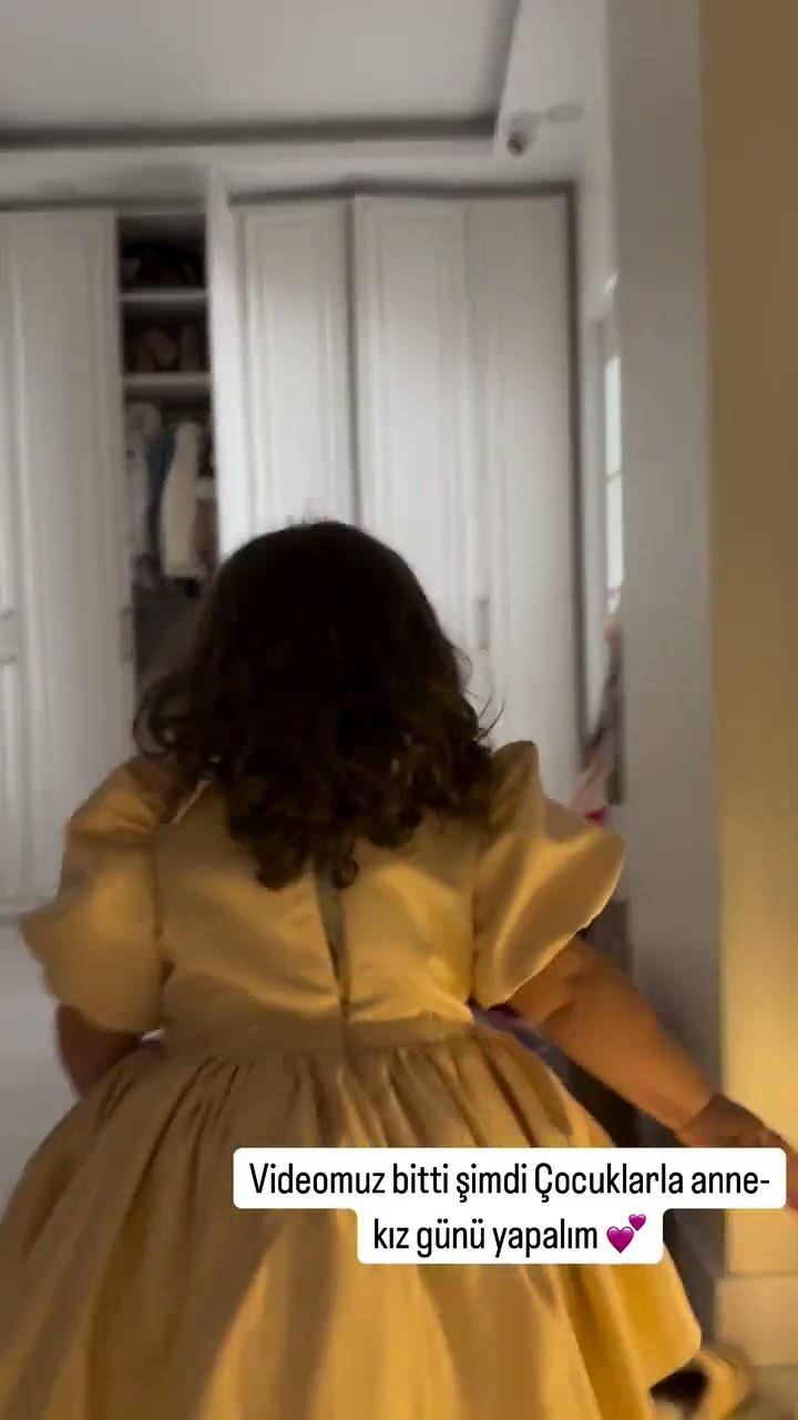 Videomuz bitti şimdi Çocuklarla anne kız günü yapalım ?