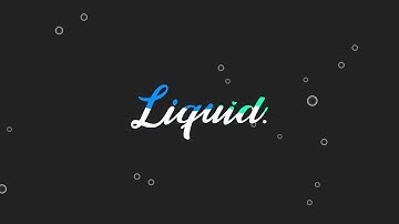 Liquid text animation | After effects | Motion creators