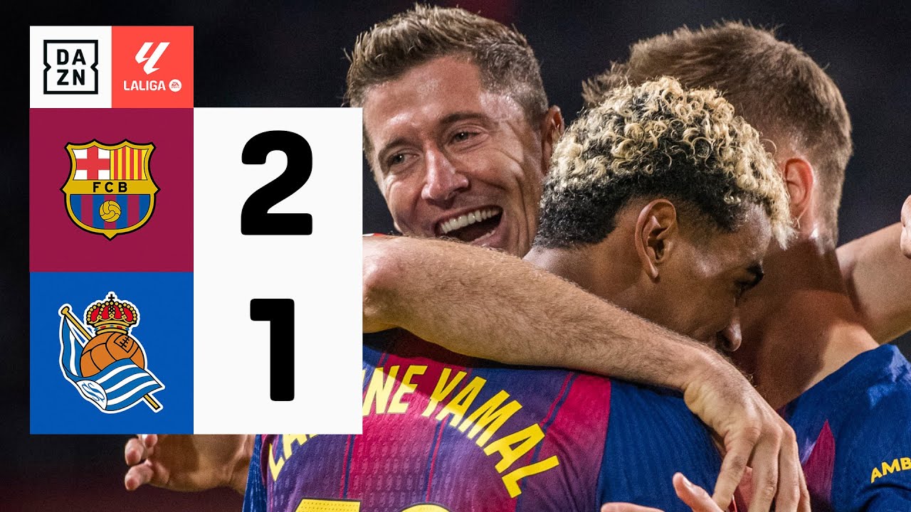 FC Barcelona vs Real Sociedad (2-1) | Resumen y goles | Highlights ...