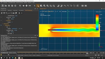 CFD on Aeroplane Wing in Simulia xFlow
