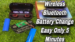 M10  Bluetooth Battery repair | How to replace Earbuds Battery | change Battery | M10 Bluetooth Best