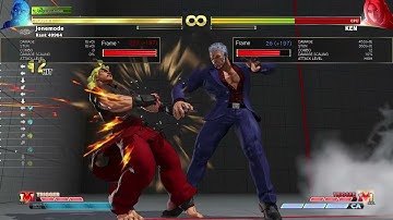 SFV - Urien headbutt loop (Tokido version)