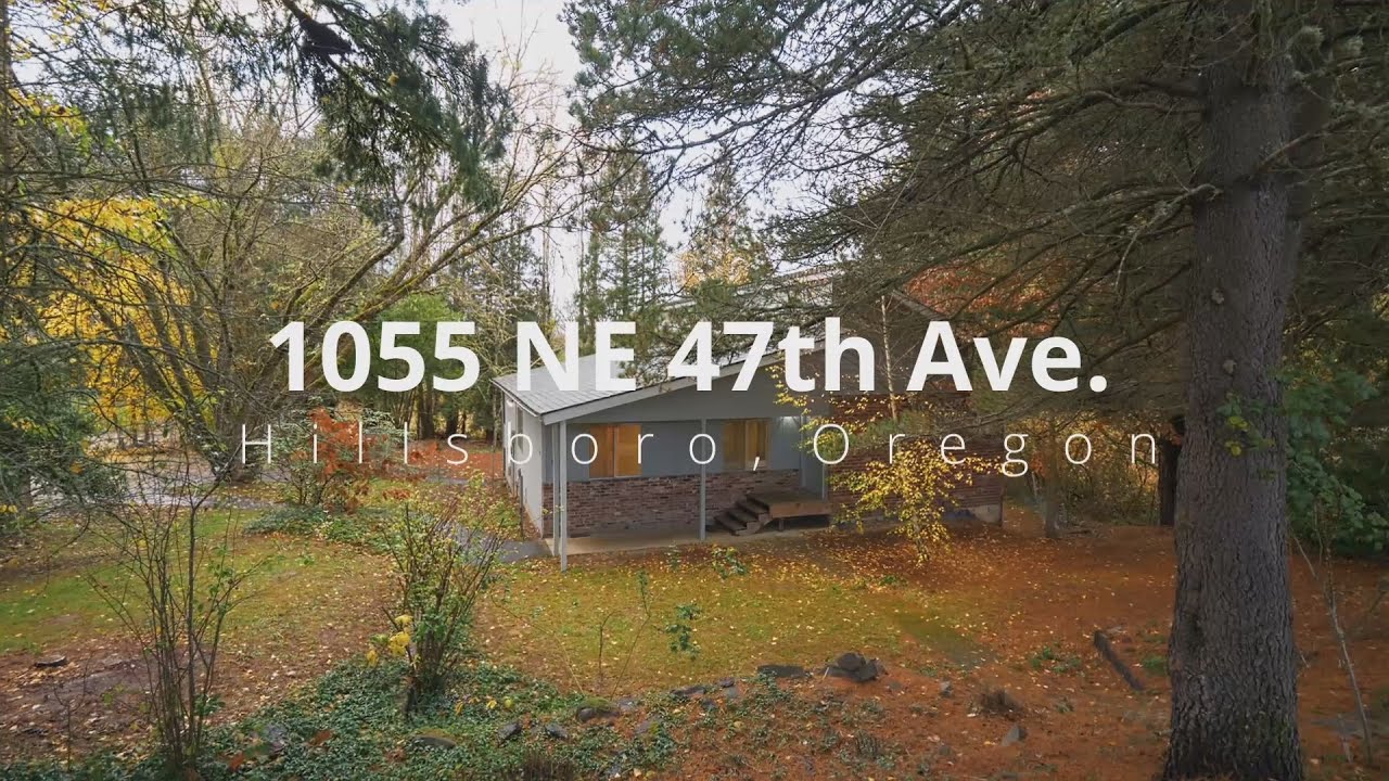 Acreage in the City! Hillsboro Home on almost an Acre Video of 1055