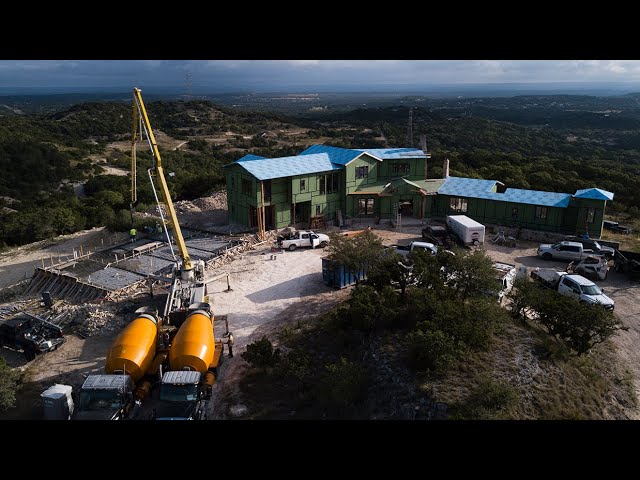 Concrete Pour At Abandoned Mansion - Youtube